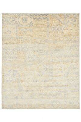 Patchwork Teppich PATCH Handgeknüpft beige-grau 250x300cm   