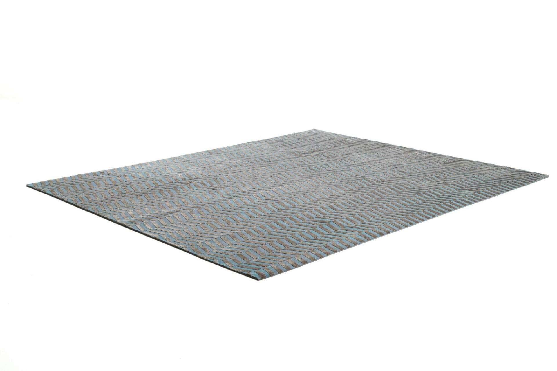 Nepal Teppich Jabu Silk 60 Wolle Seide Design Teppich 245x303cm – Bild 2