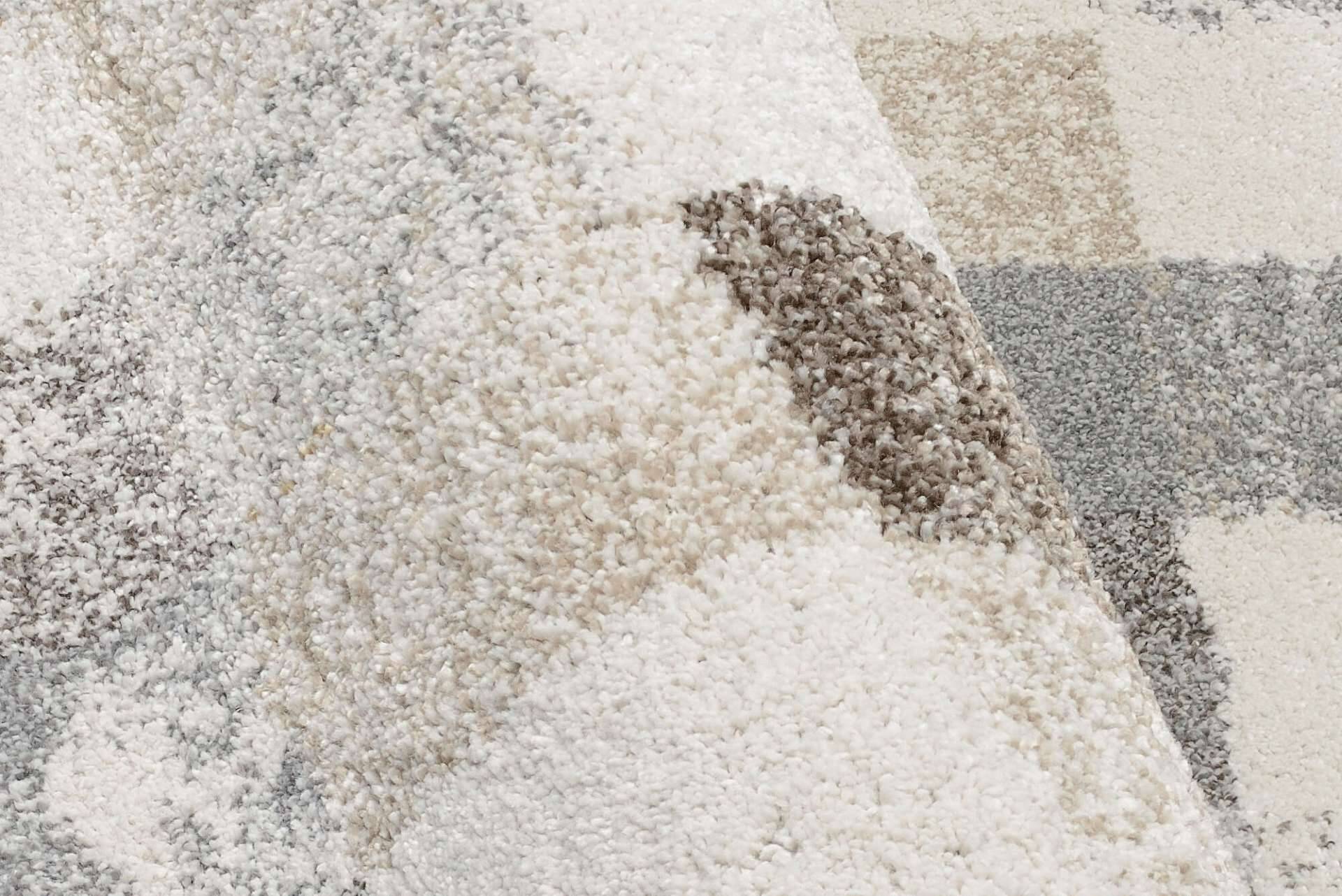 New Villa Squares Teppich Modern Hochflor – Bild 8