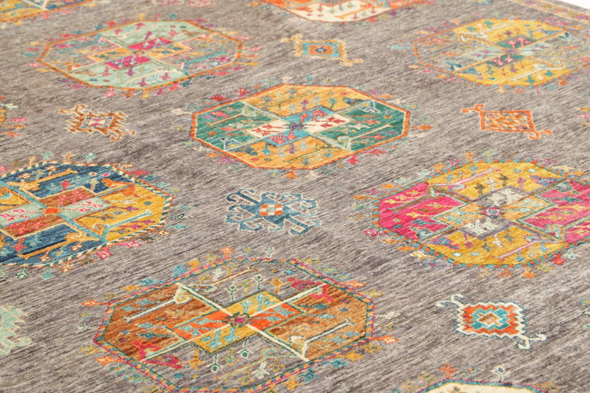 Ziegler Teppich 247x327 cm Orientteppich multi Handgeknüpft Wolle – Bild 7