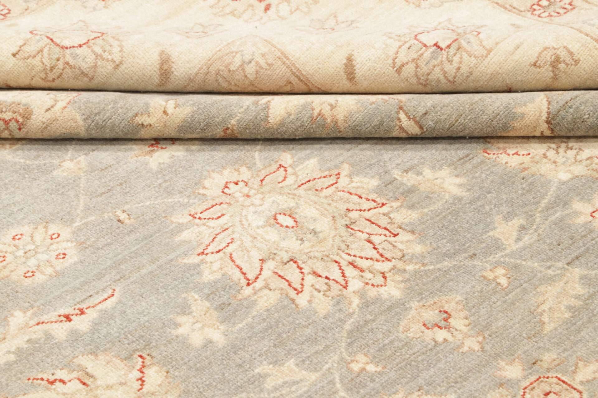 Teppich Ziegler 307 x 420 cm Orientteppich beige Handgeknüpft Schurwolle – Bild 3