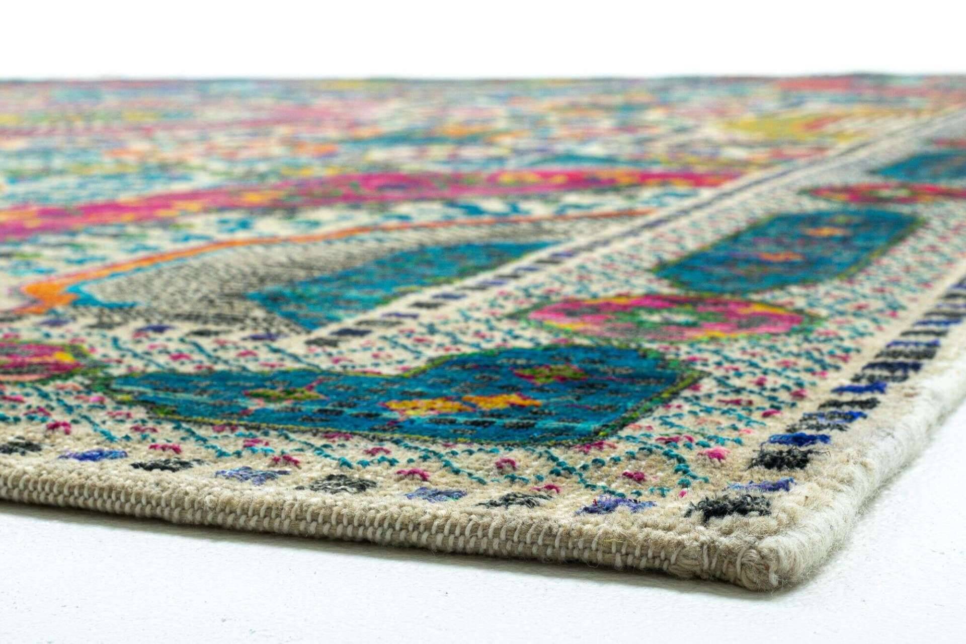 Teppich Sari Superior 250x300cm Teppich Orient Handgeknüpft – Bild 3
