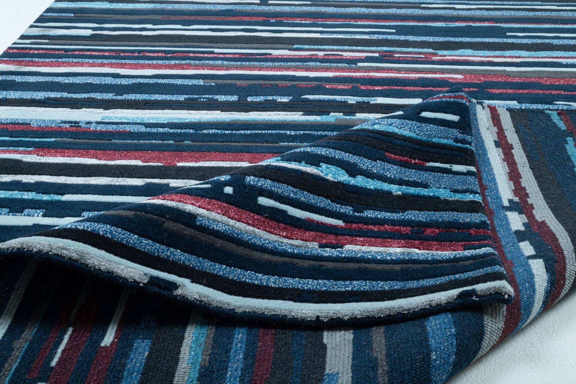Moderner Designteppich Maringa Handgeknüpft Wunschmaß – Bild 5