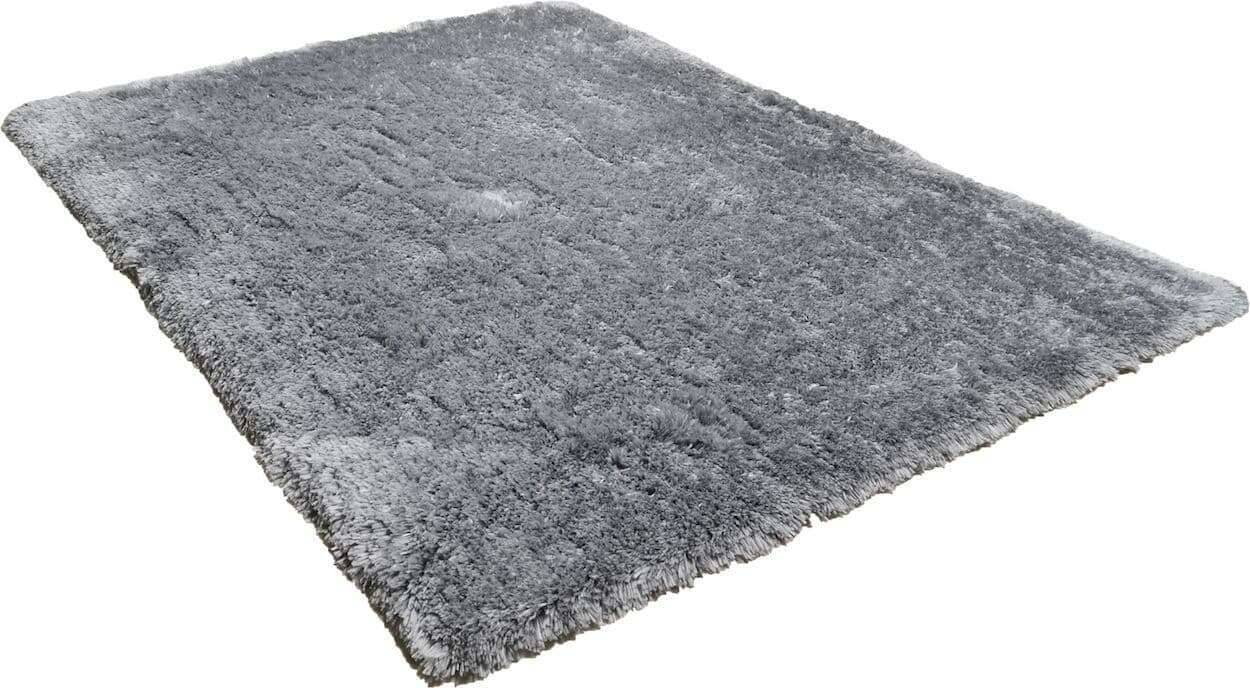 Flocatic Teppich grau uni Hochflor Teppich – Bild 3