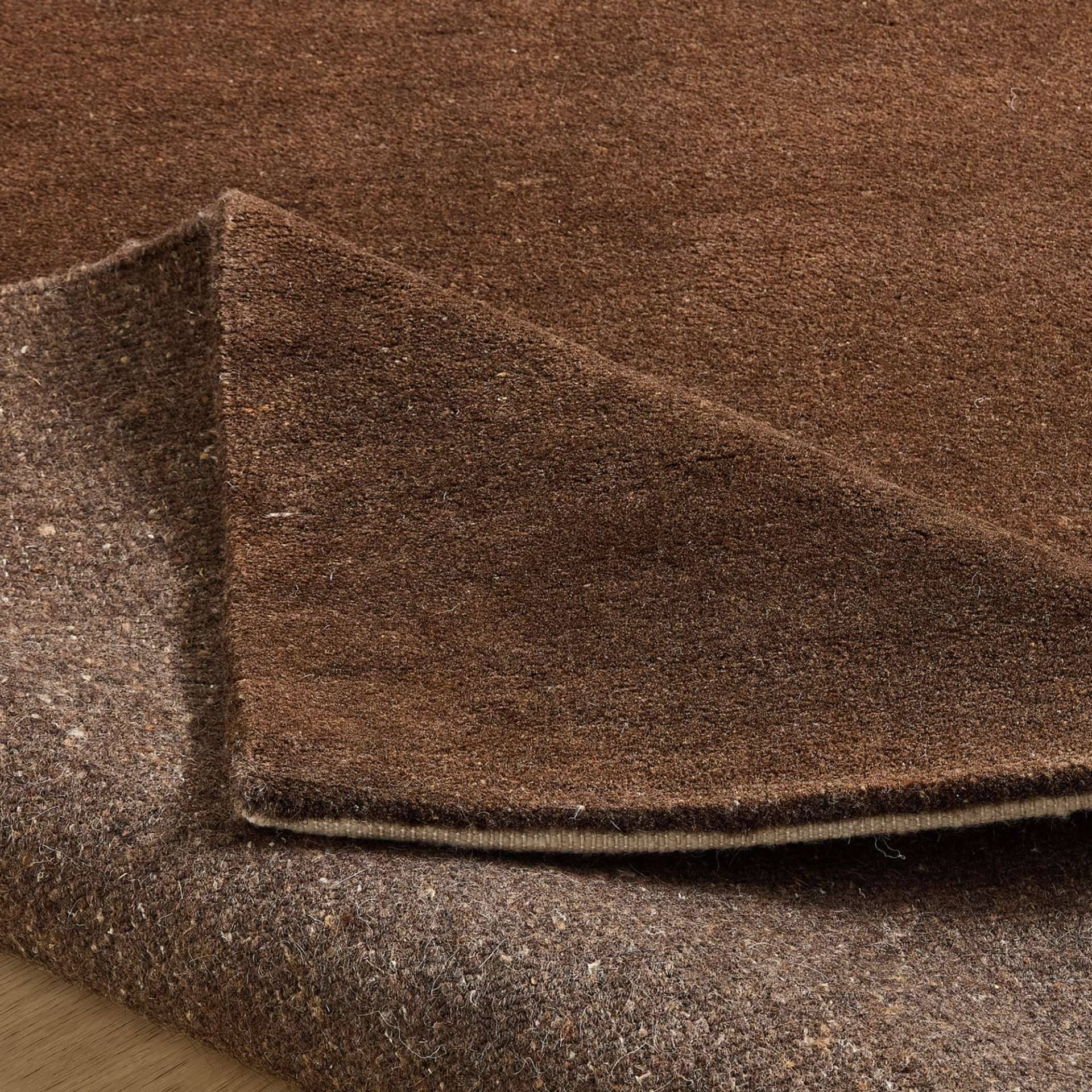 Natur Pur Teppich "Heaven" einfarbig in braun – Bild 4