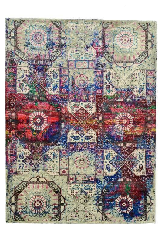 Sari Superior 168x236cm Teppich Orient Handgeknüpft Design