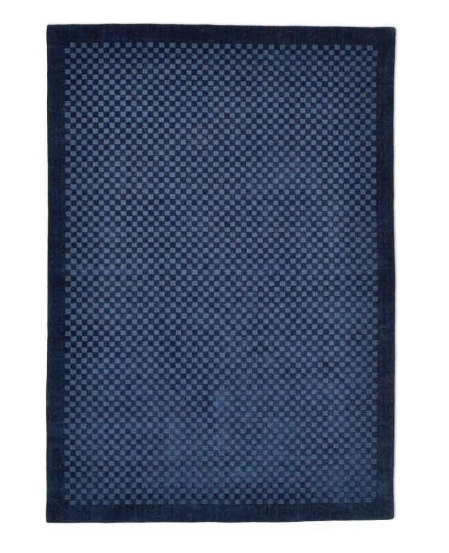 Design Teppich Taimur 160x230cm Handgearbeitet Schurwolle blau