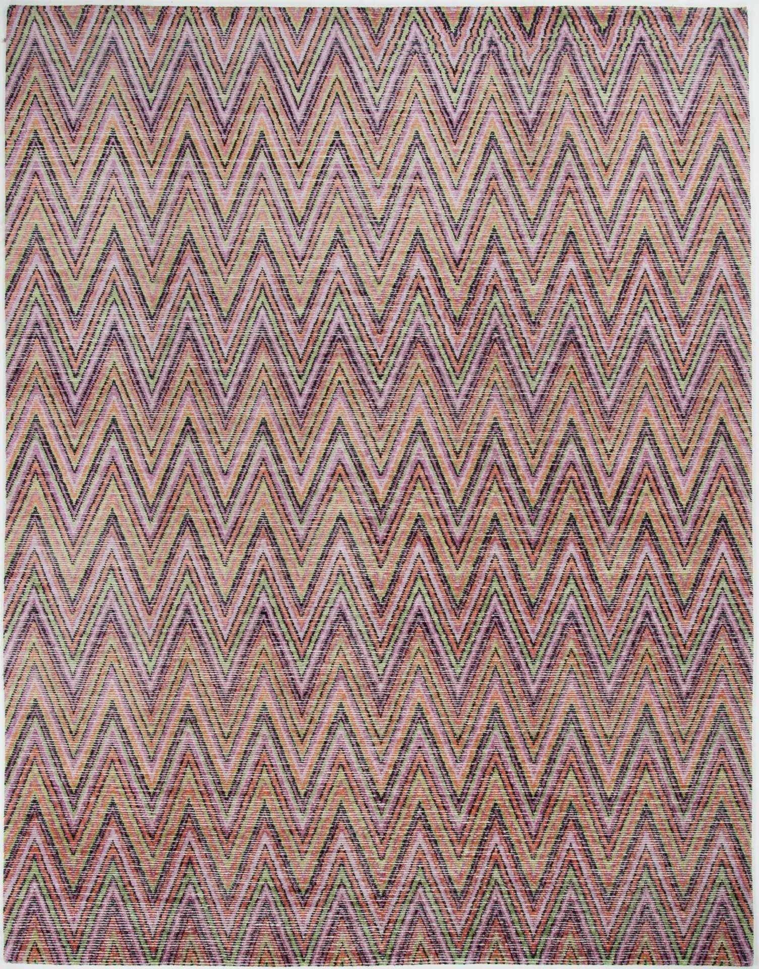 Nepal Teppich Rib Eye Silk 60 Wolle Seide Design Unikat 244x310cm – Bild 1