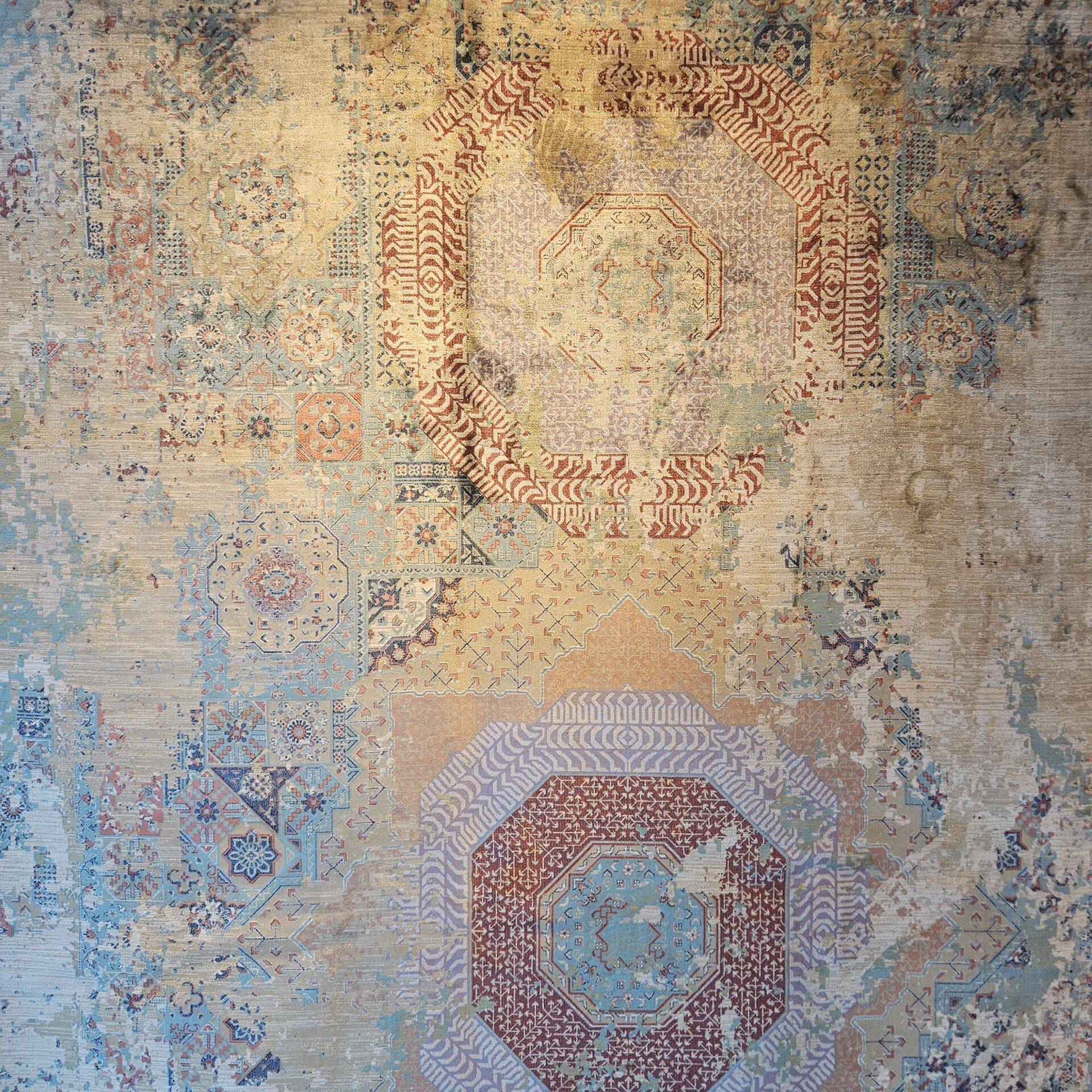 Modern Orientteppich 200x300 cm Multicolor "EINZELSTÜCK" – Bild 2