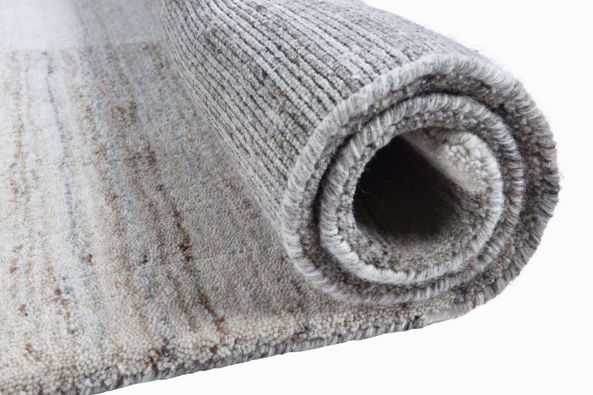 Lori Dream Super beige Teppich Handgewebt Reine Schurwolle – Bild 2