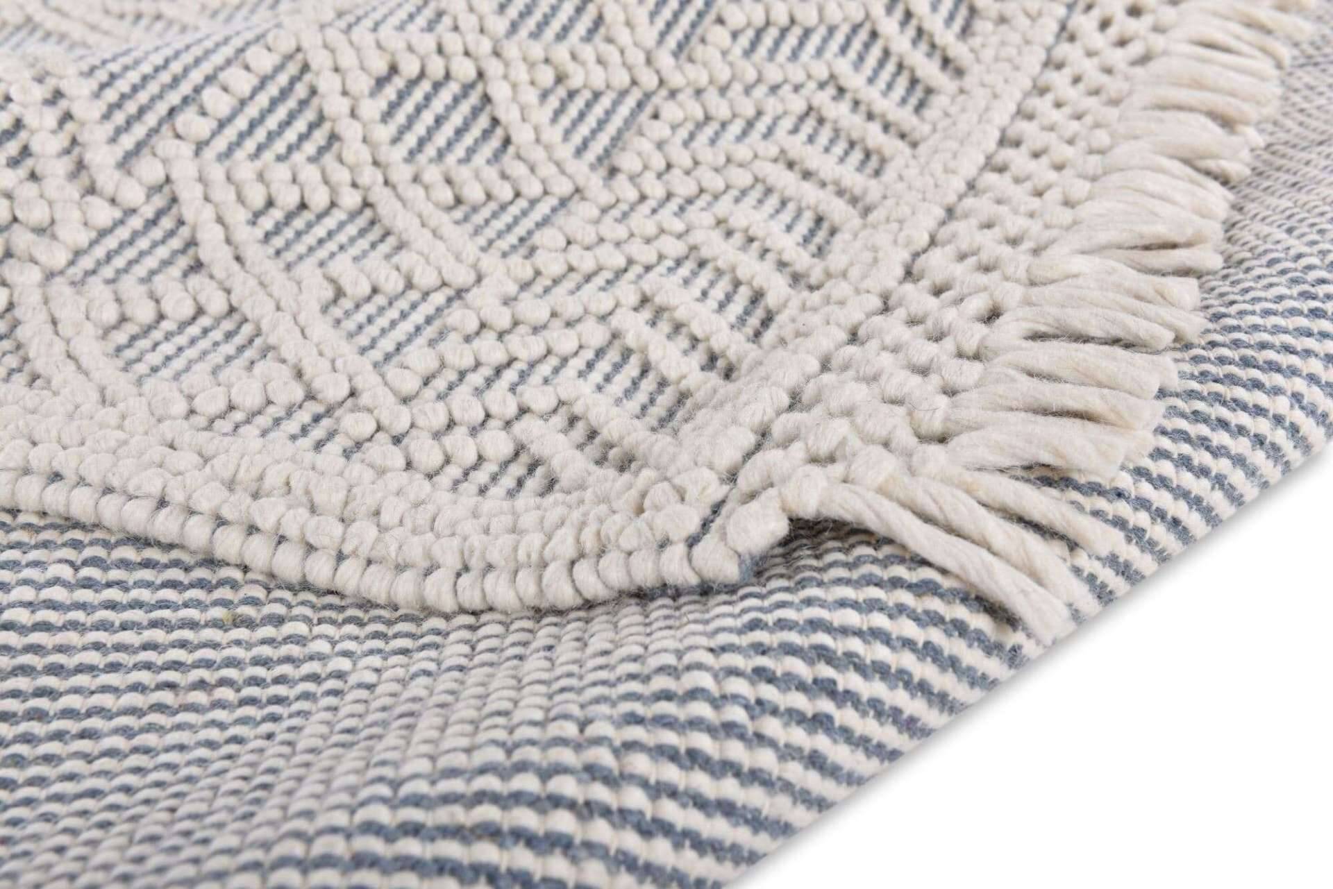 Tom Tailor Colored Macrame Four Teppich Wollteppich Natur – Bild 4