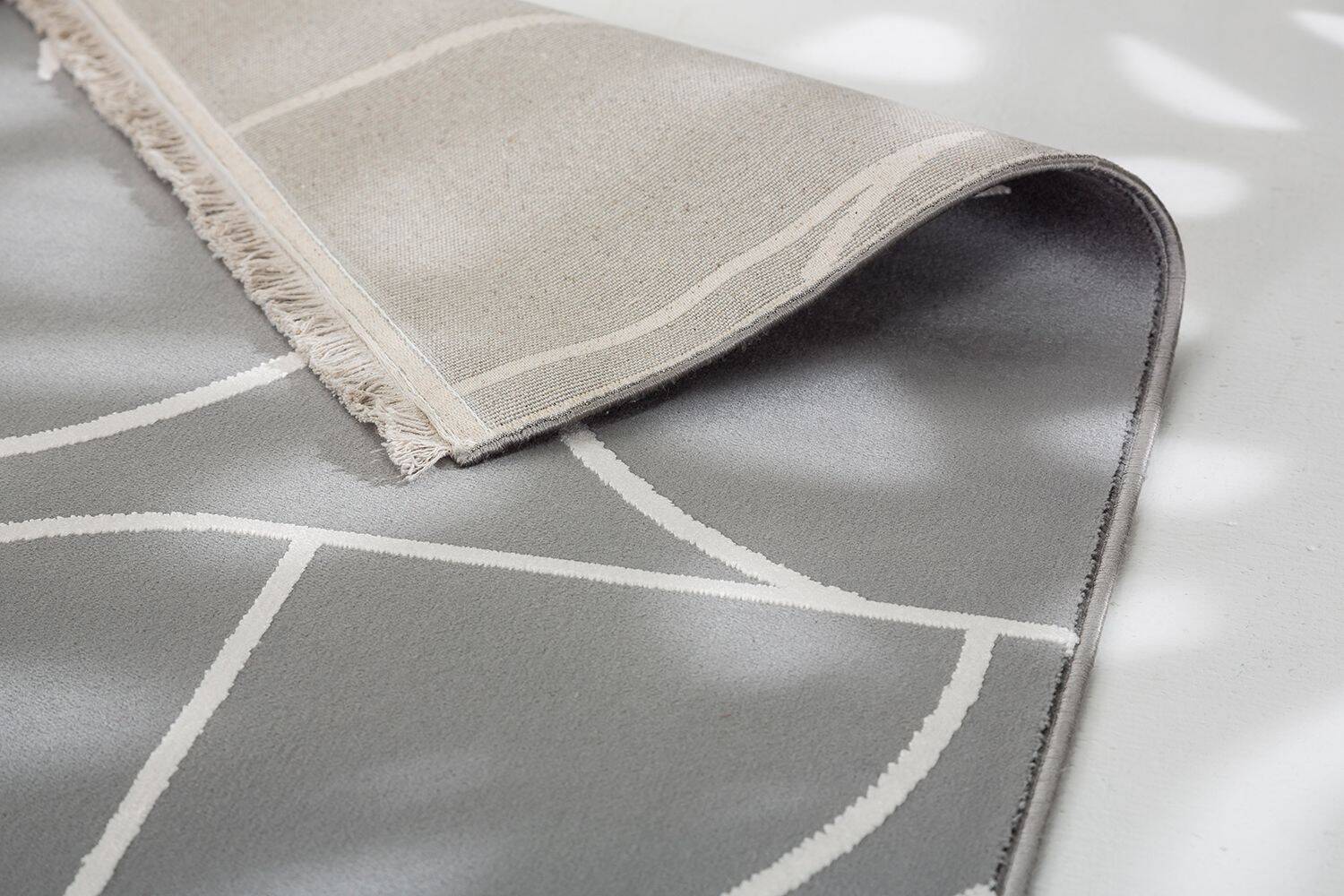 Schöner Wohnen Teppich Magic 6104-222 Flachgewebe anthrazit – Bild 6