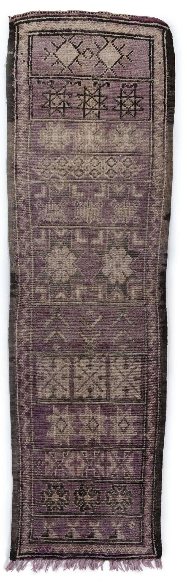 Beni Ourain Legends Antik Teppich Wolle 084x284 cm – Bild 1