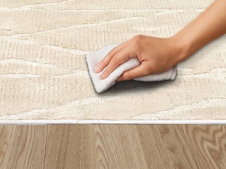Wohnteppich Lou D.252 C.006 Rauten creme – Bild 2