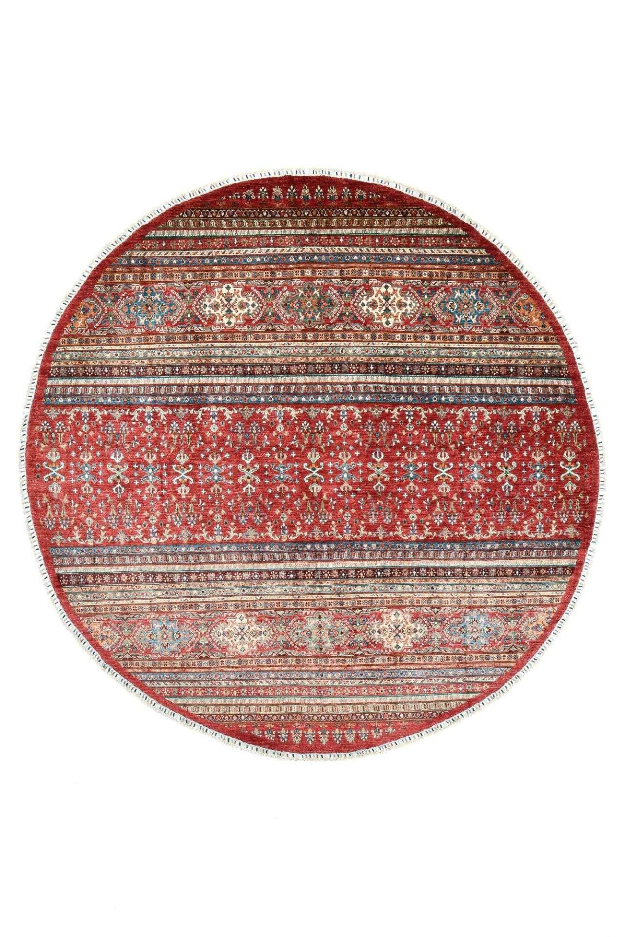 Handgeknüpfter Orientteppich Kandashah 298x298cm rund – Bild 1