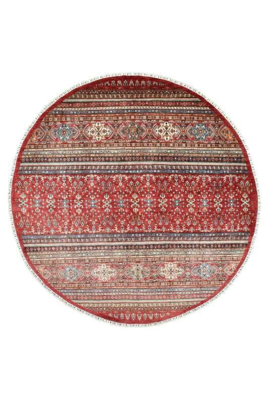 Handgeknüpfter Orientteppich Kandashah 298x298cm rund