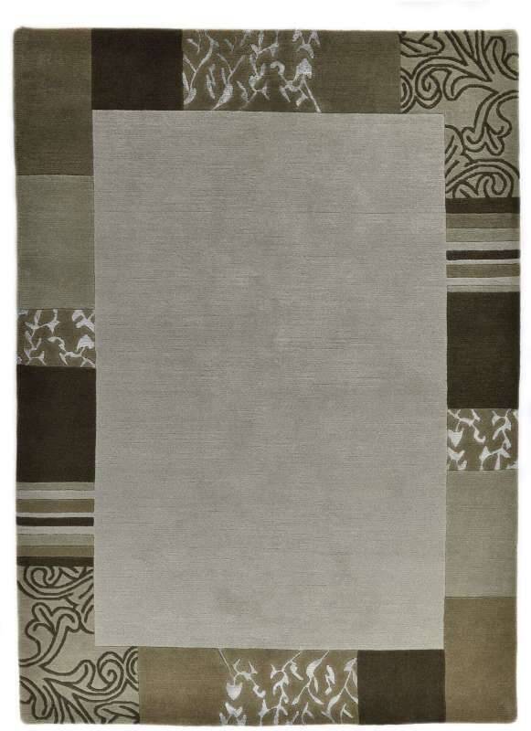 Nepal Teppich 160x230 cm grün Gurkha MS77