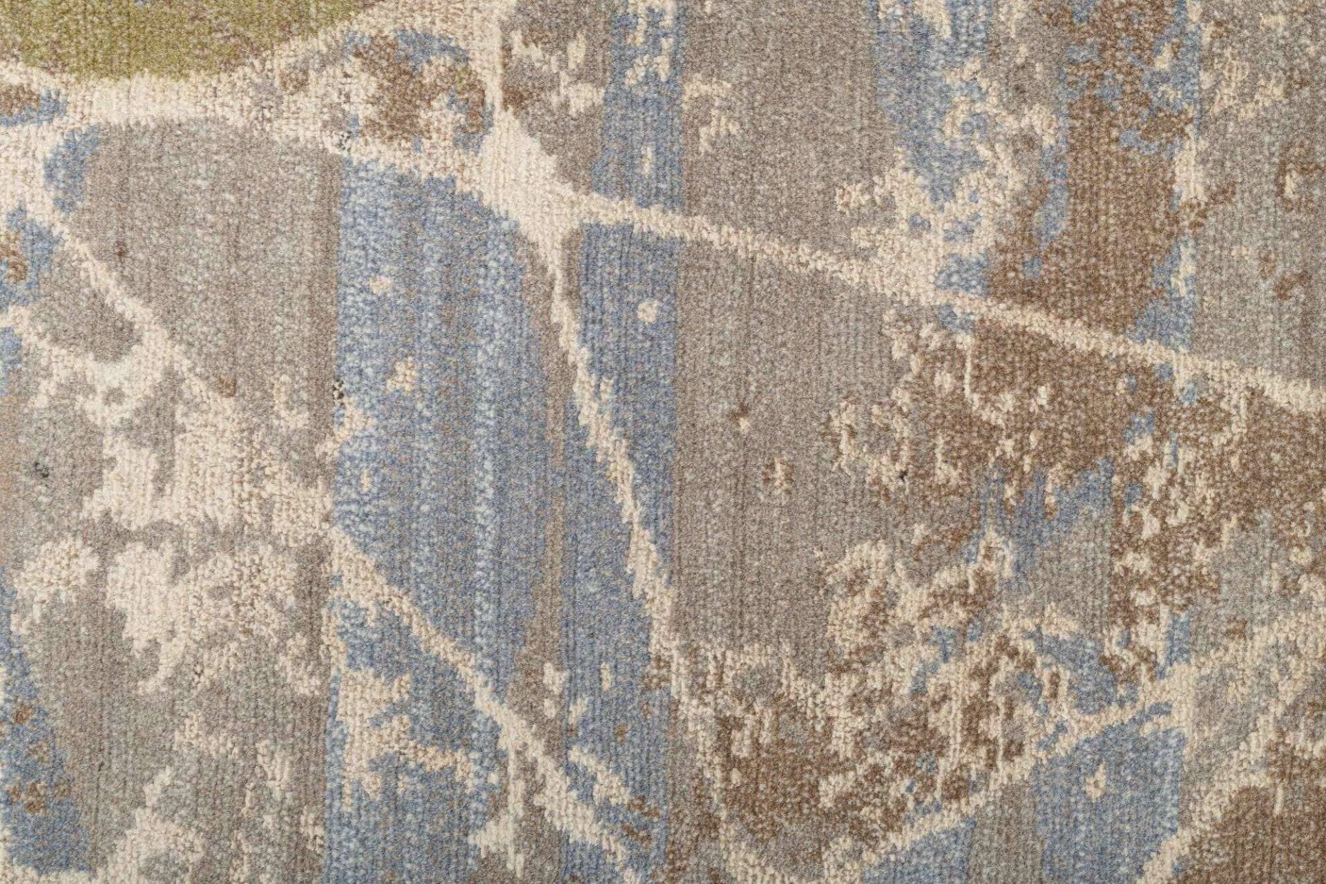 Nepal Teppich Jabu Silk 60 Wolle Seide Design Teppich 248x312cm – Bild 8