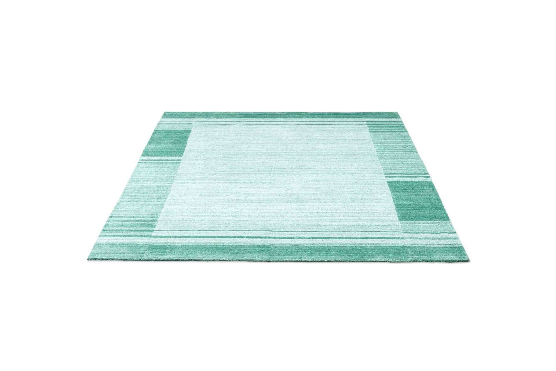 Teppich Modern Nevada Viscose Handgewebt 160x230cm türkis grün – Bild 5