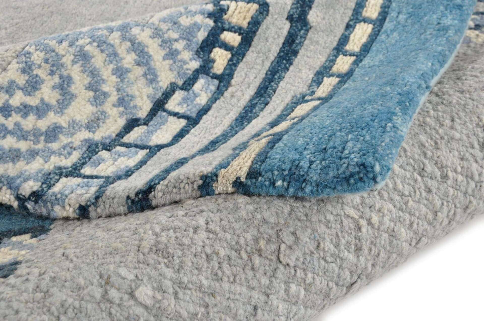 Talonga Silk Nepal Teppich RSK687-H34 im Wunschmaß – Bild 4