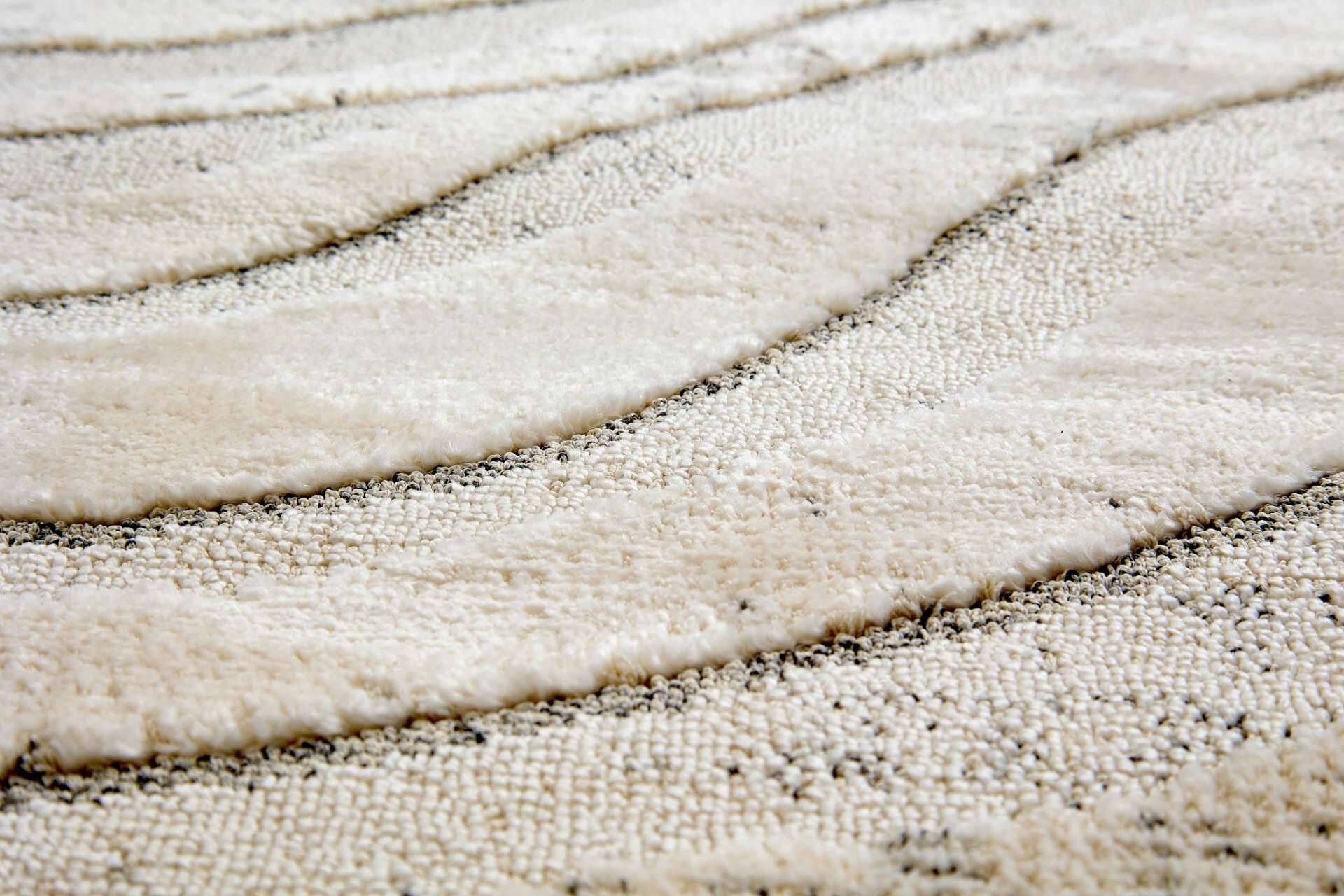 Wohnteppich Lou D.251 C.003 Wellen creme-grau – Bild 10