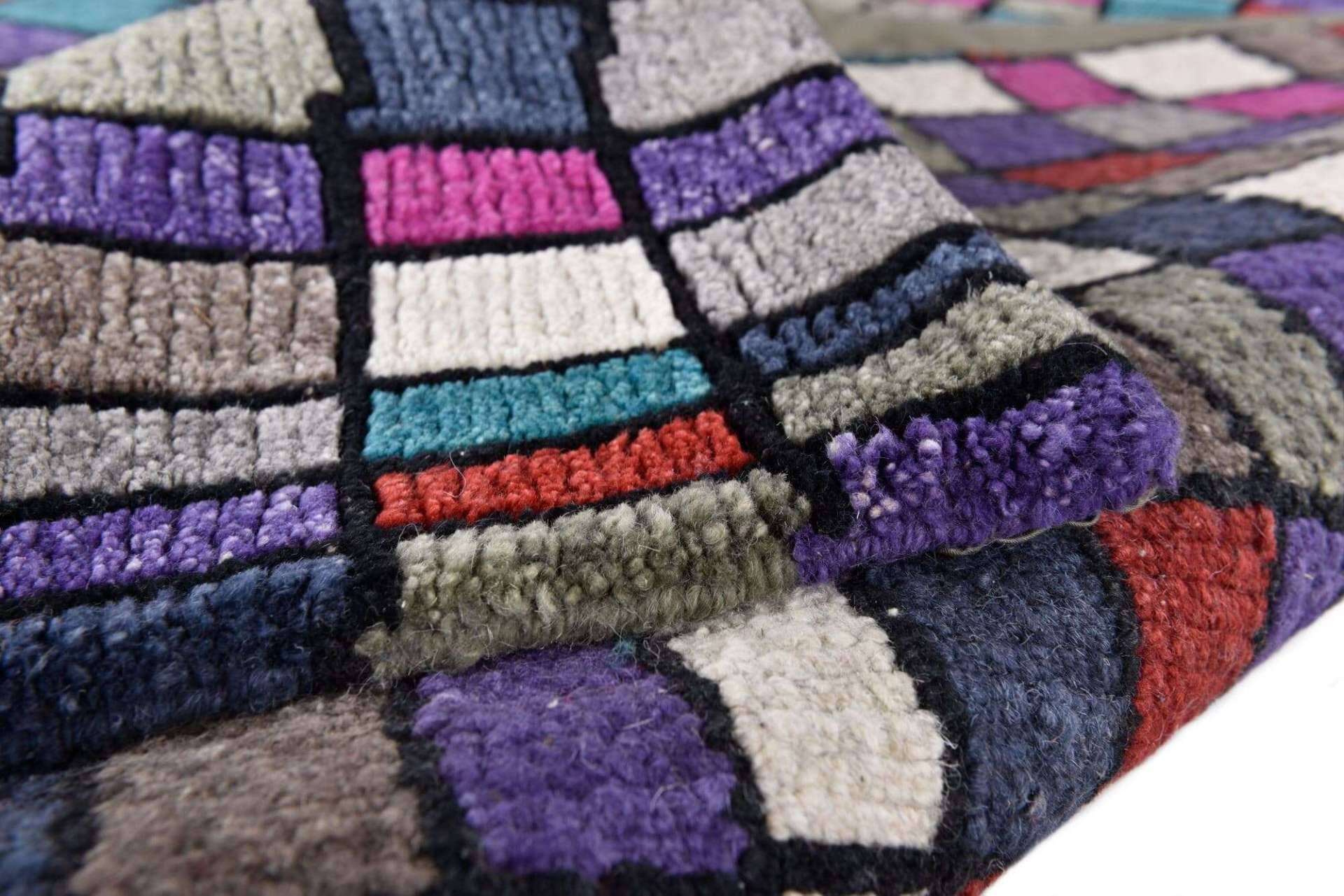 Sangri Nepal Teppich Design R1570 multicolor – Bild 5