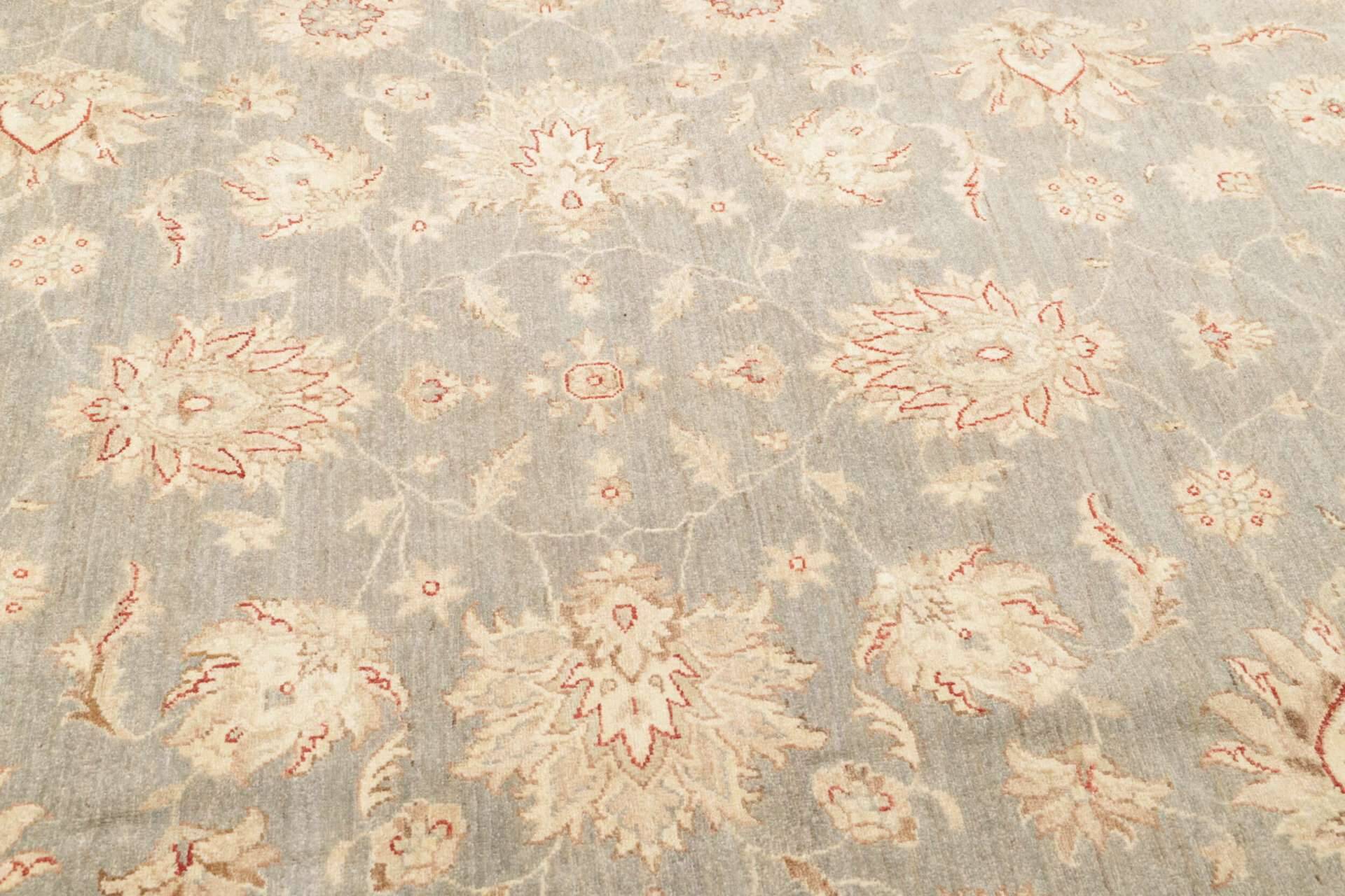 Teppich Ziegler 307 x 420 cm Orientteppich beige Handgeknüpft Schurwolle – Bild 9