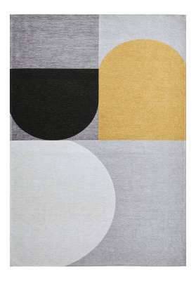 Moderner Teppich SILVA YELLOW - Waschbarer Teppich