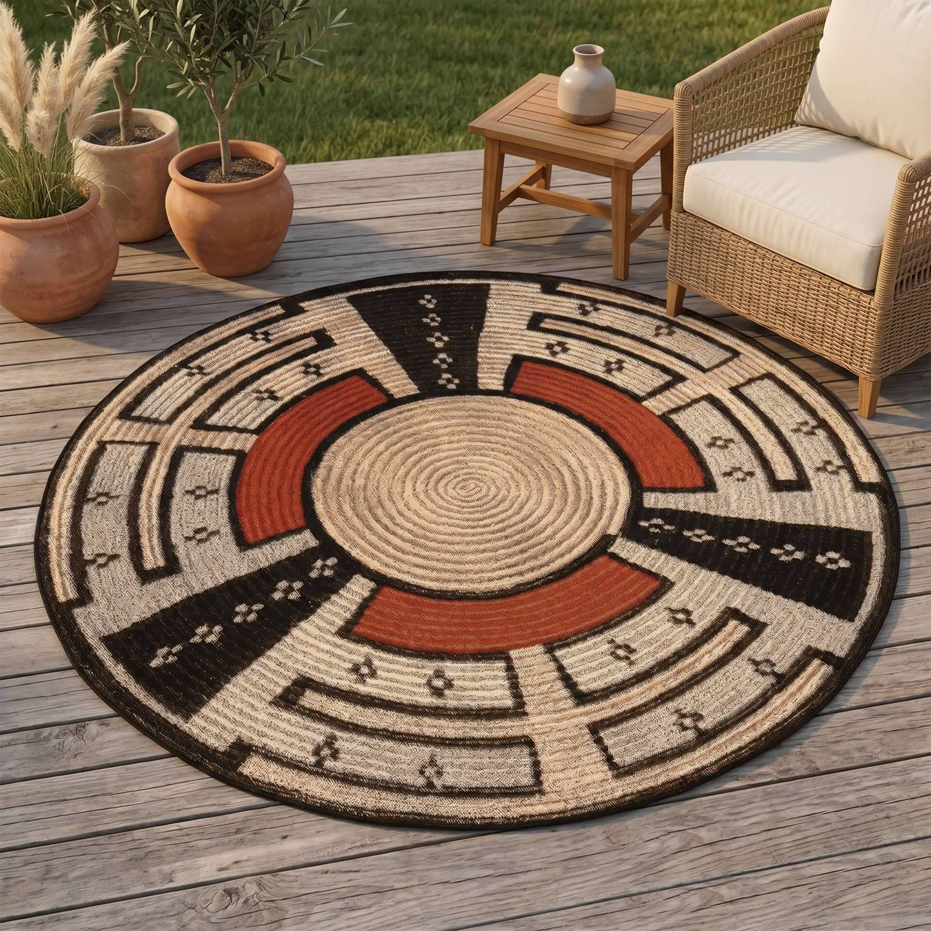 Flachgewebe Aurora GF-044 In- und Outdoor Teppich – Bild 2