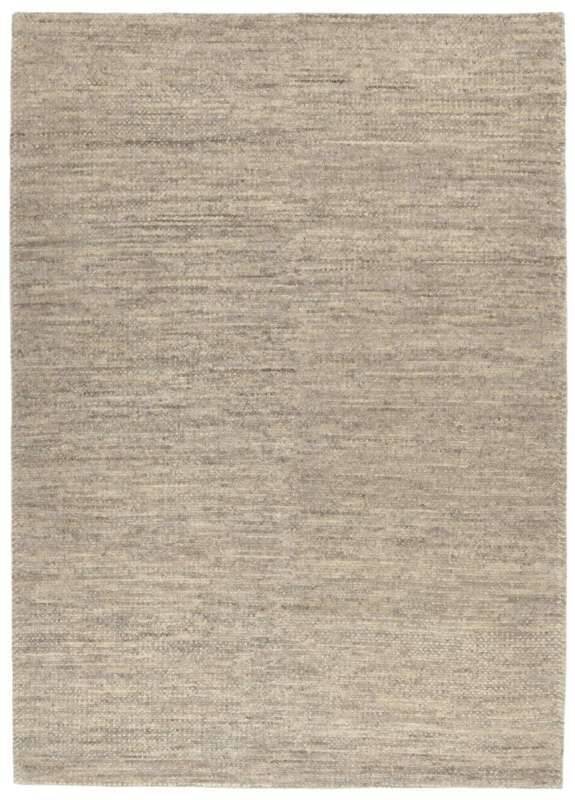 Nepal Teppich Beige "Anaconda" 160x225 CM Reine Schurwolle
