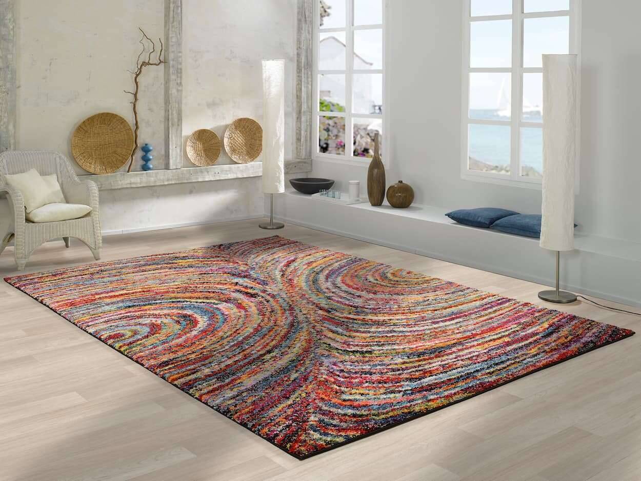 Teppich Sixteen Face Kreismuster Multicolor – Bild 5