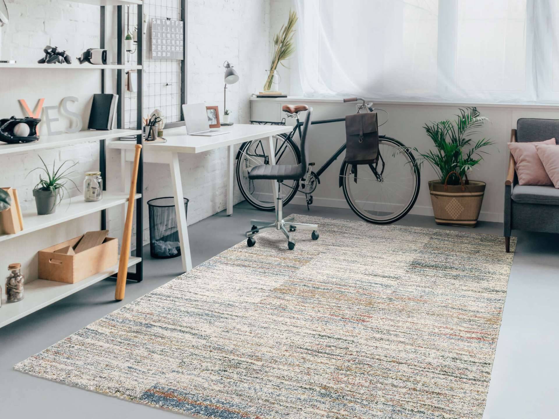 New Villa Lines Teppich Modern Hochflor – Bild 2