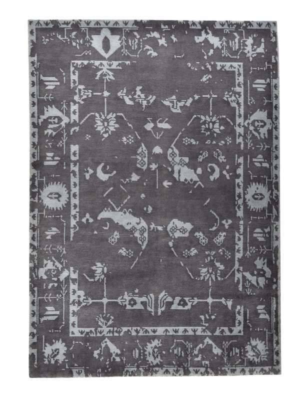 Monsulo Design Nepal Teppich 161x234 cm grau
