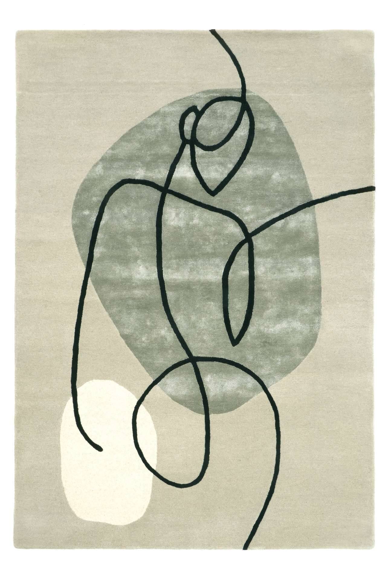 Moderner Teppich LEIA BEIGE – Bild 1