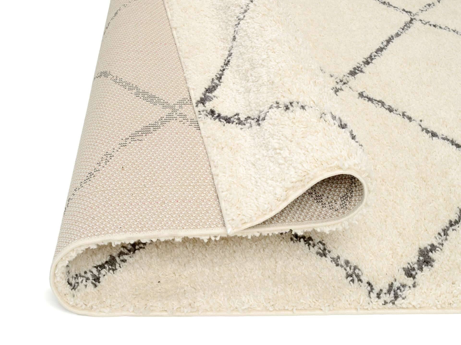 Stockholm Teppich Modern Boho Hochflor – Bild 5