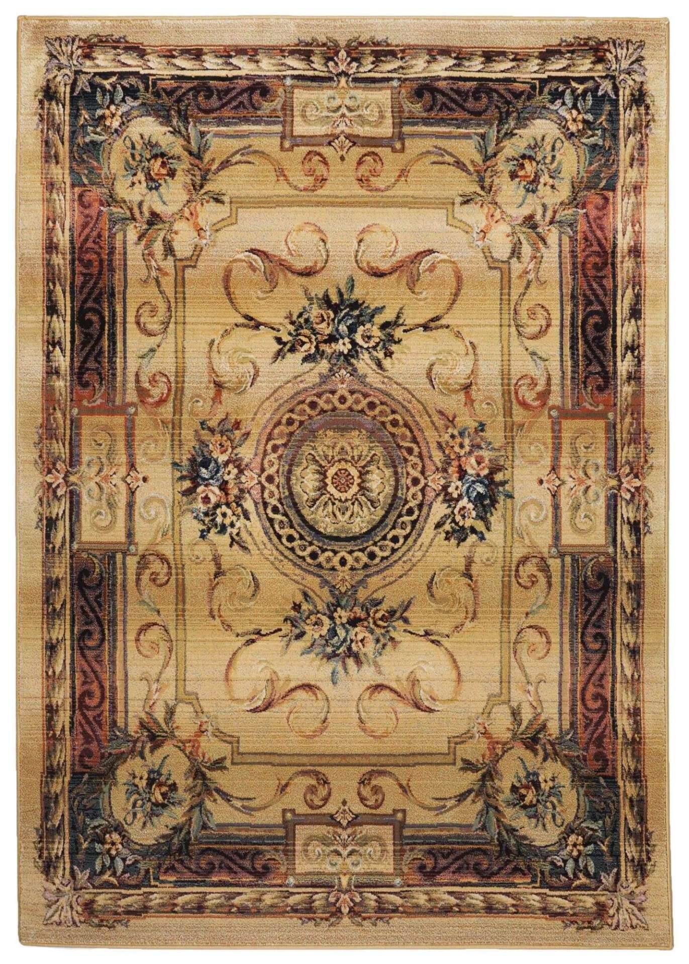 Orientteppich Gabiro 856 Teppich Klassisch beige – Bild 1