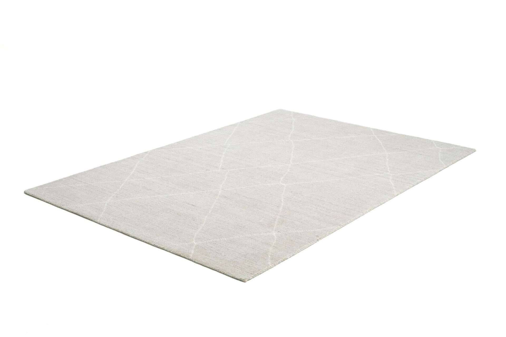 Handwebteppich Zilch Schurwolle Kelim Boho Modern Beige 160x230cm – Bild 2