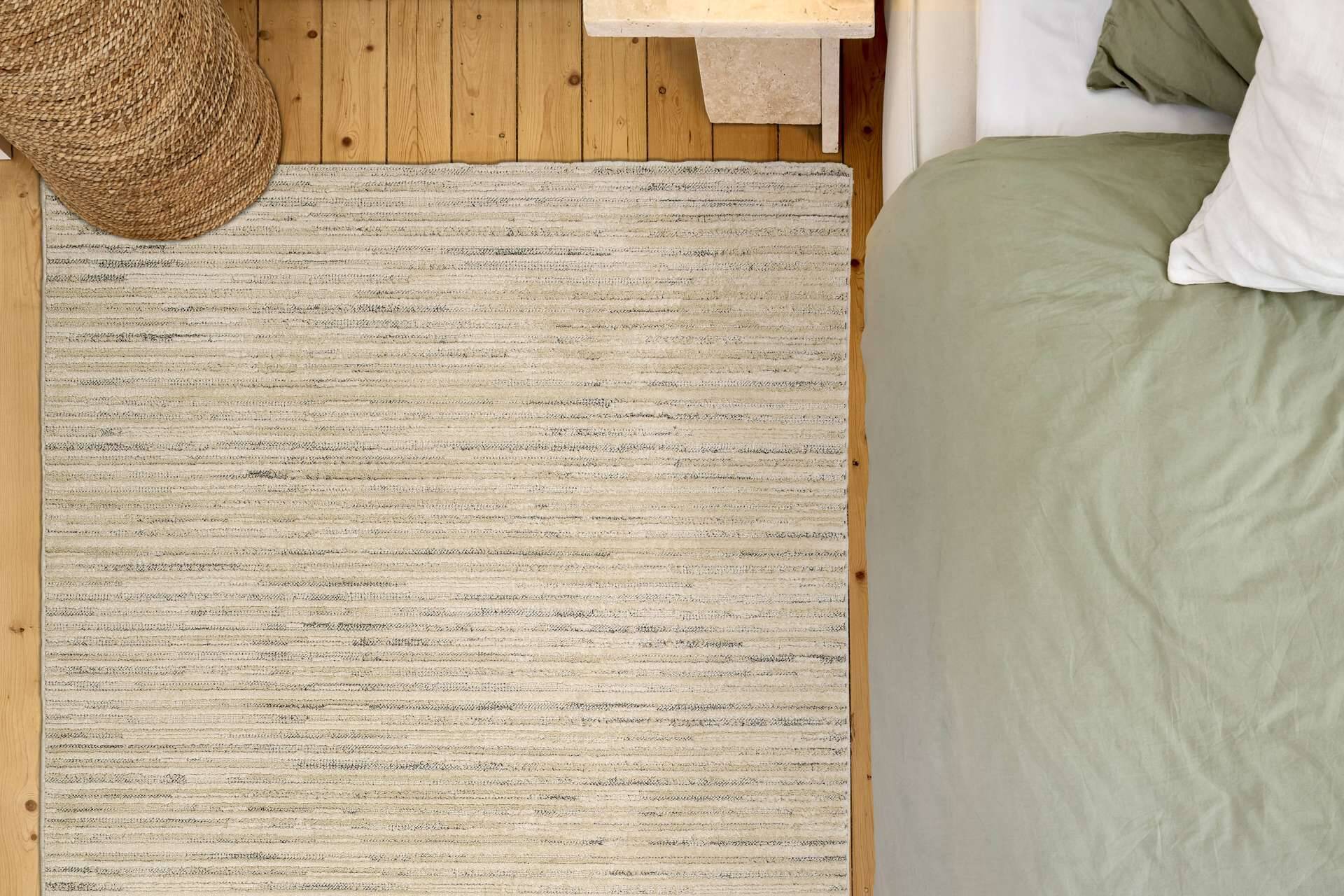 Wohnteppich Lou D.253 C. 003 Streifen creme-grau – Bild 21