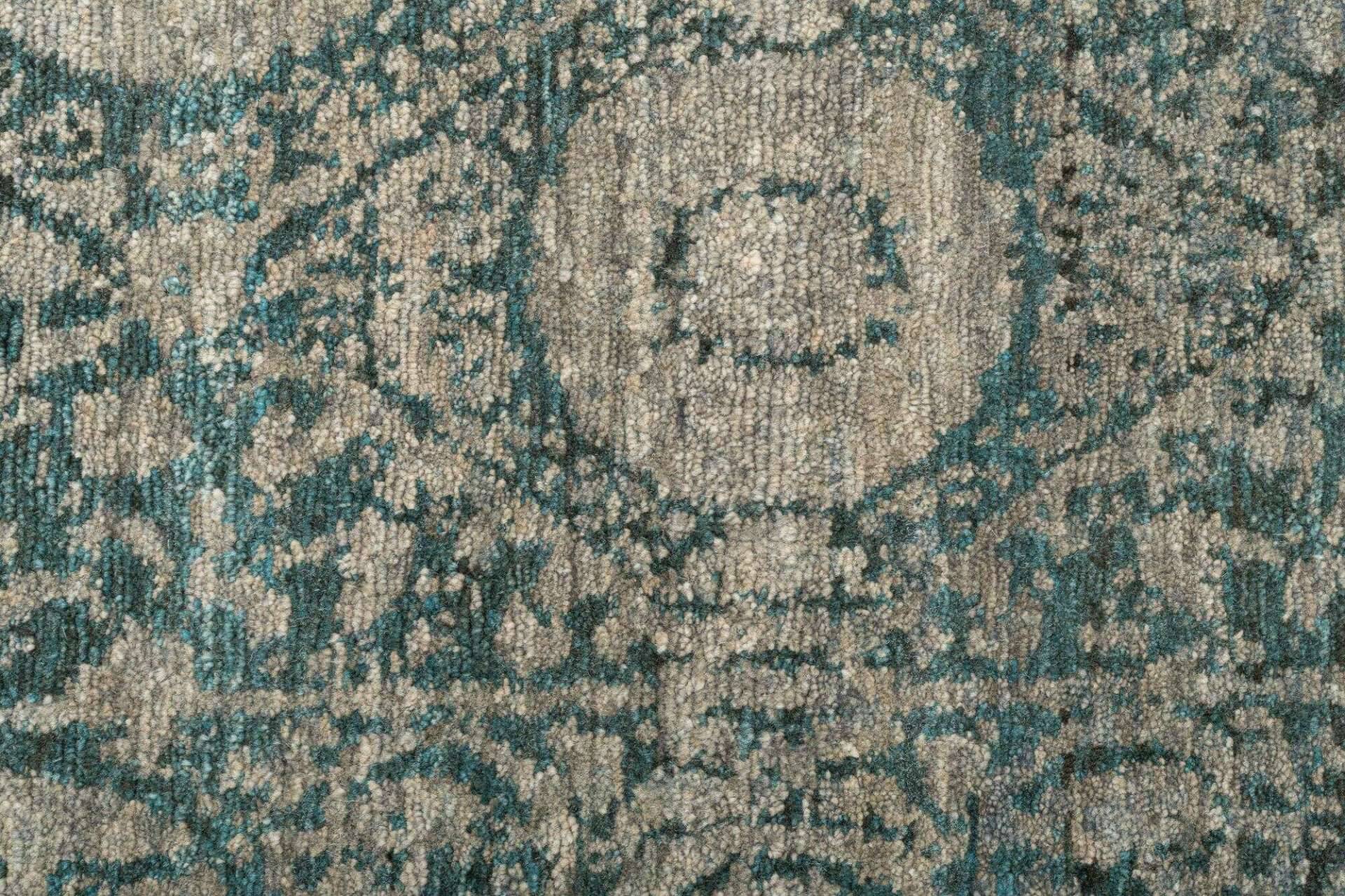 Nepal Teppich Mugu 100 Wolle Schurwolle Design Modern 246x309cm – Bild 3