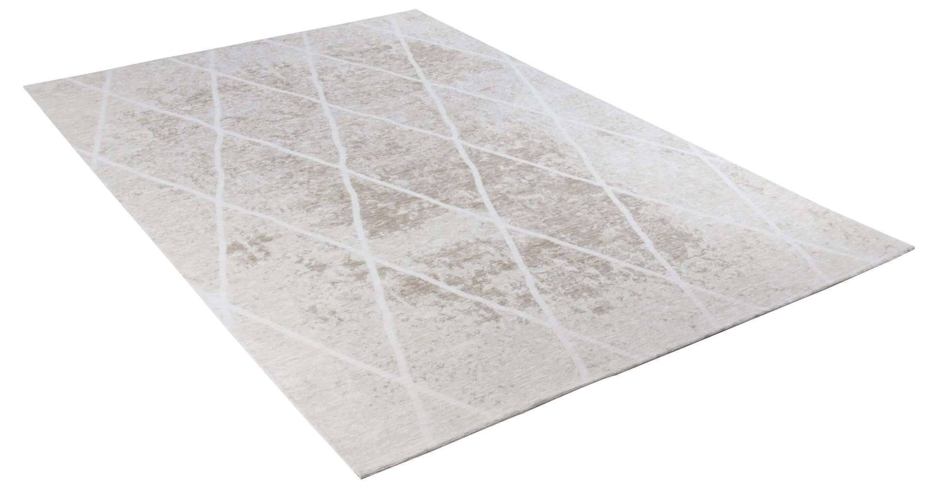 Teppich Fine Lines beige Flachgewebe Flurteppich – Bild 4