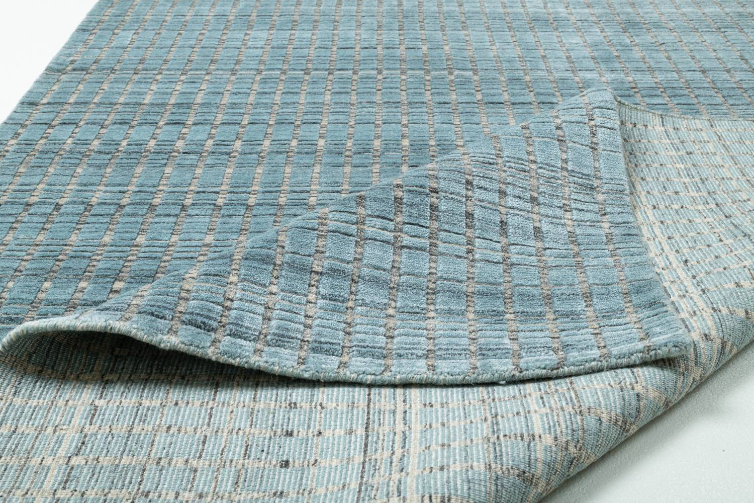 Designteppich Tuzla Einzelstück Viskose Schurwolle 140x200cm – Bild 4