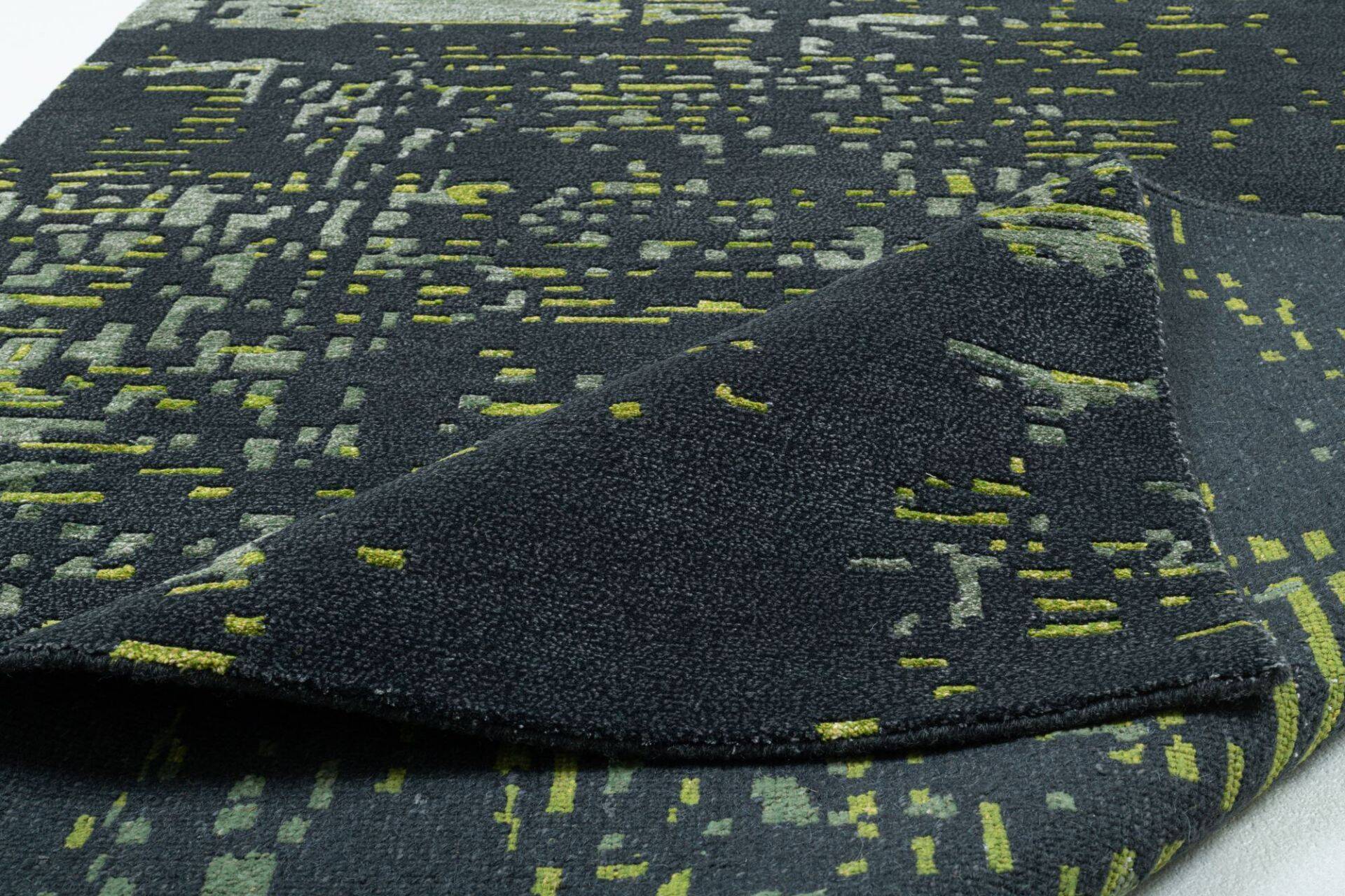 Moderner Designteppich Maringa Handgeknüpft Wunschmaß – Bild 7
