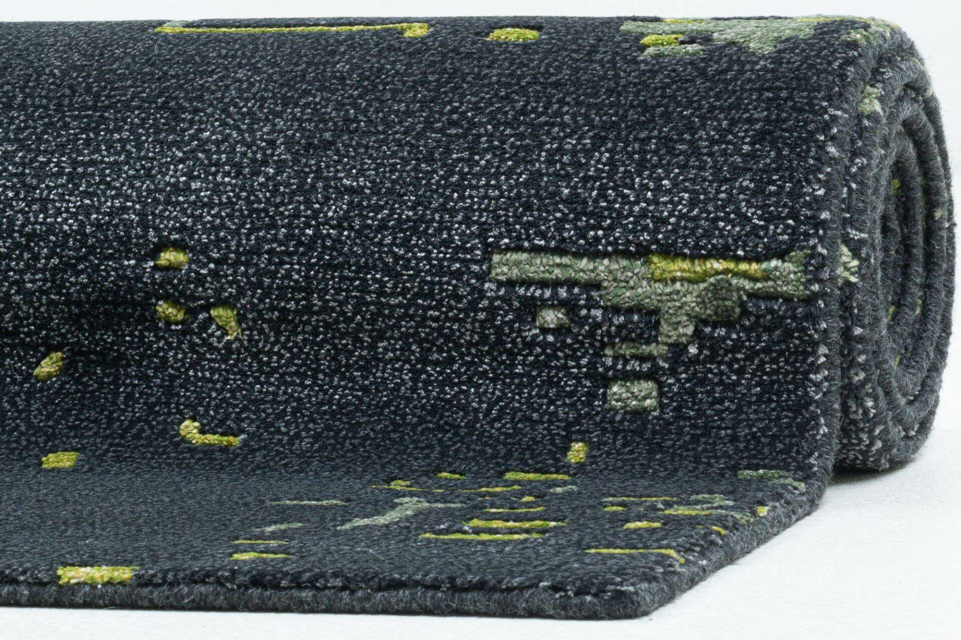 Moderner Designteppich Maringa Handgeknüpft Wunschmaß – Bild 2