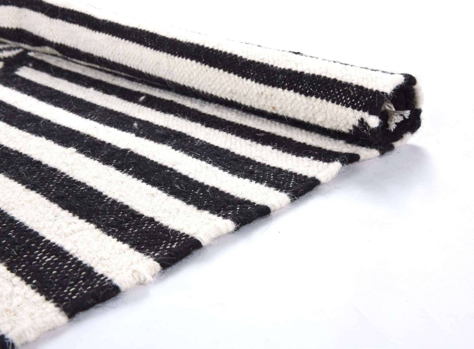Kelim Teppich Criss Cross Naturteppich modern – Bild 6