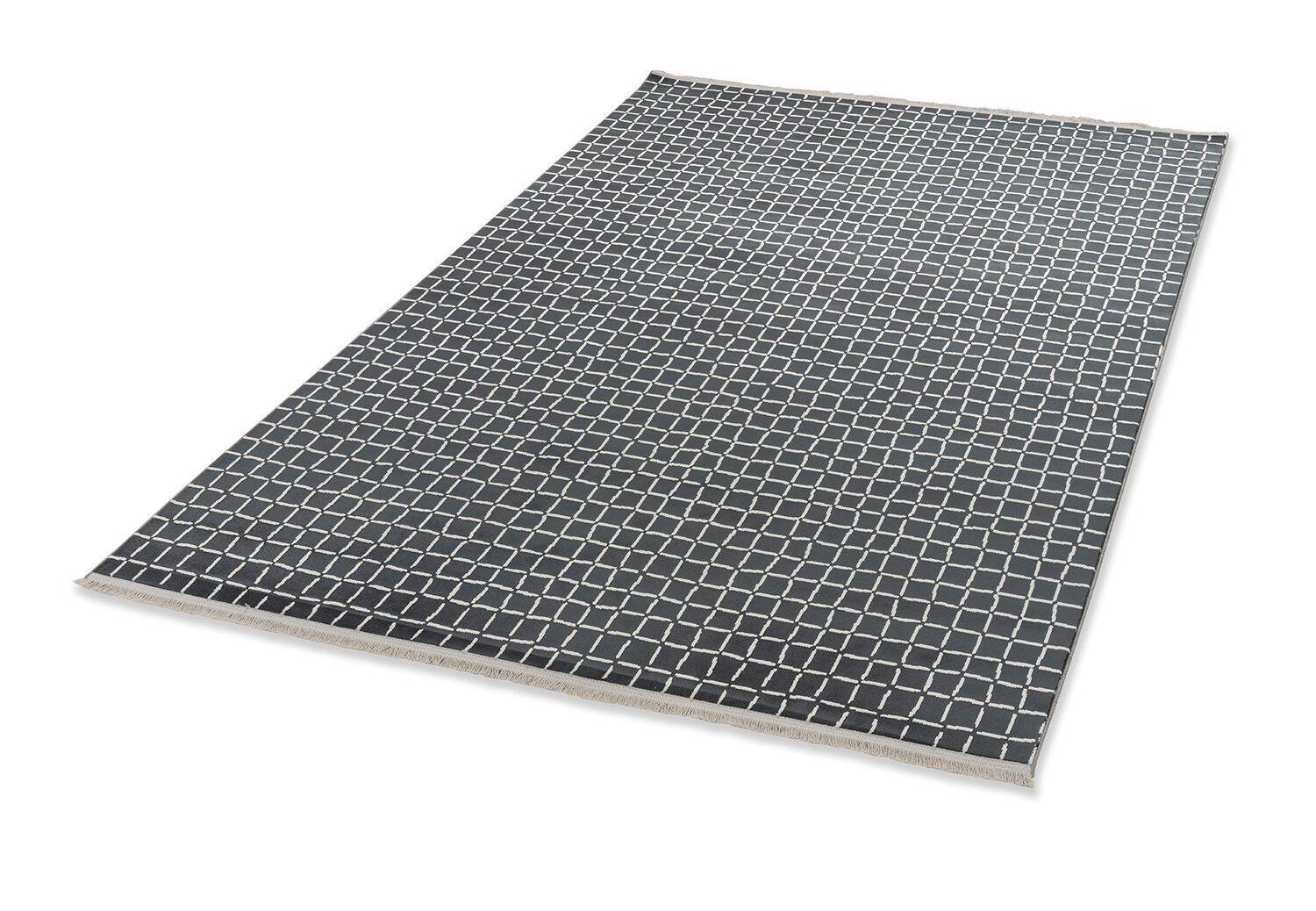 Schöner Wohnen Teppich Magic 6104-221 Flachgewebe anthrazit – Bild 5