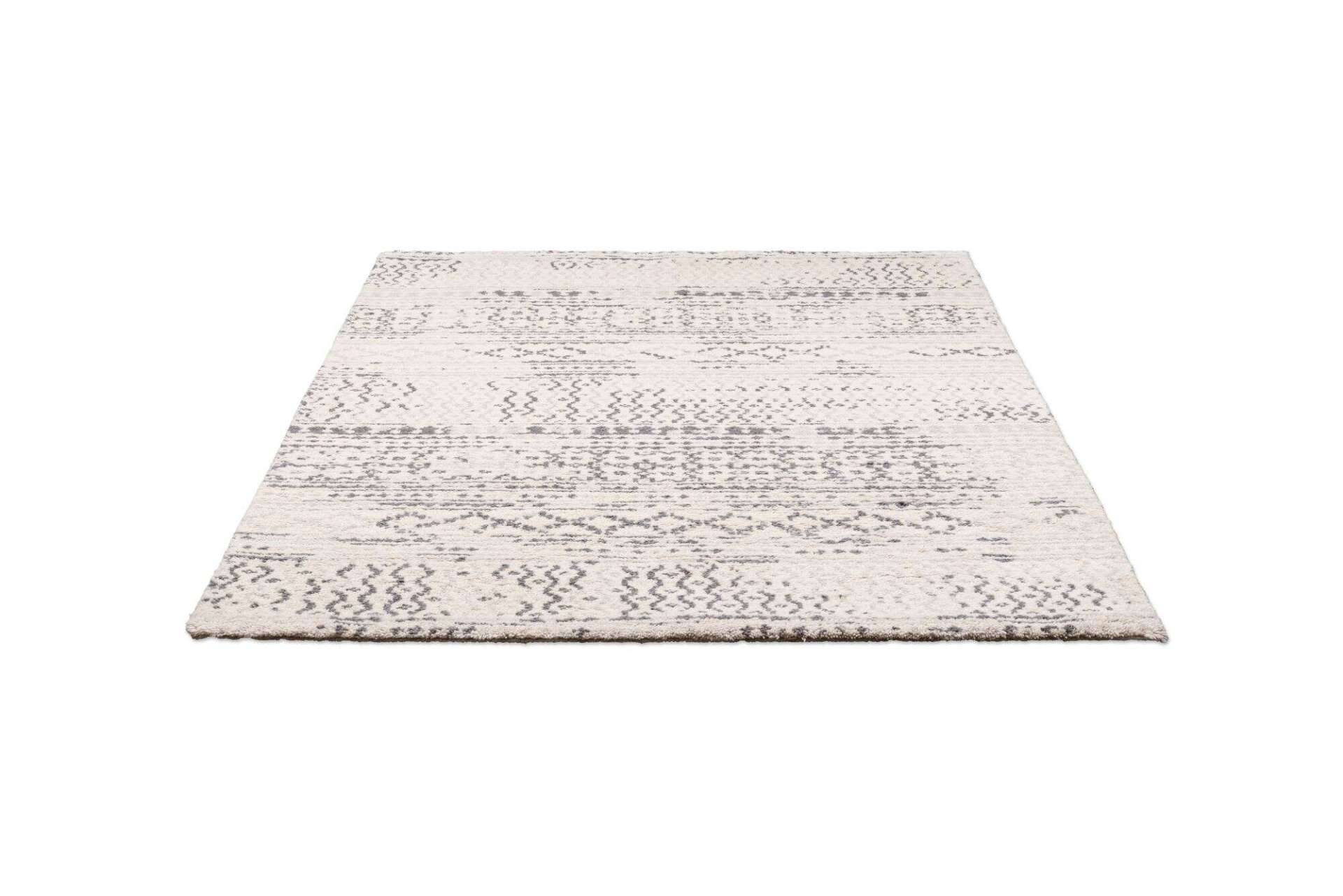 Vintage Design Teppich Soho Handgeknüpft Schurwolle beige 160x230cm – Bild 2