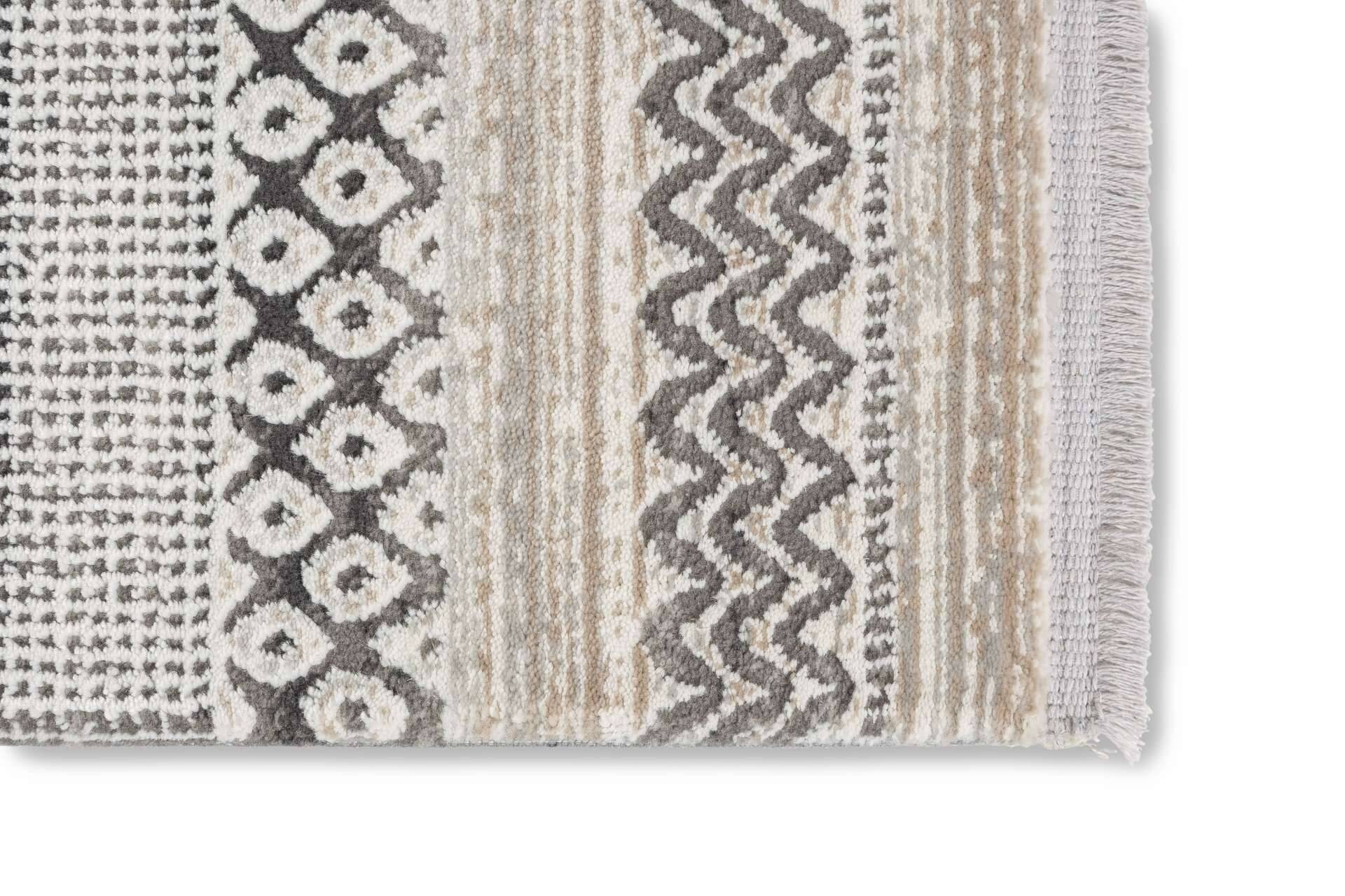 Vercelli 200x290cm D.241 C.000 Allover creme-anthrazit – Bild 6