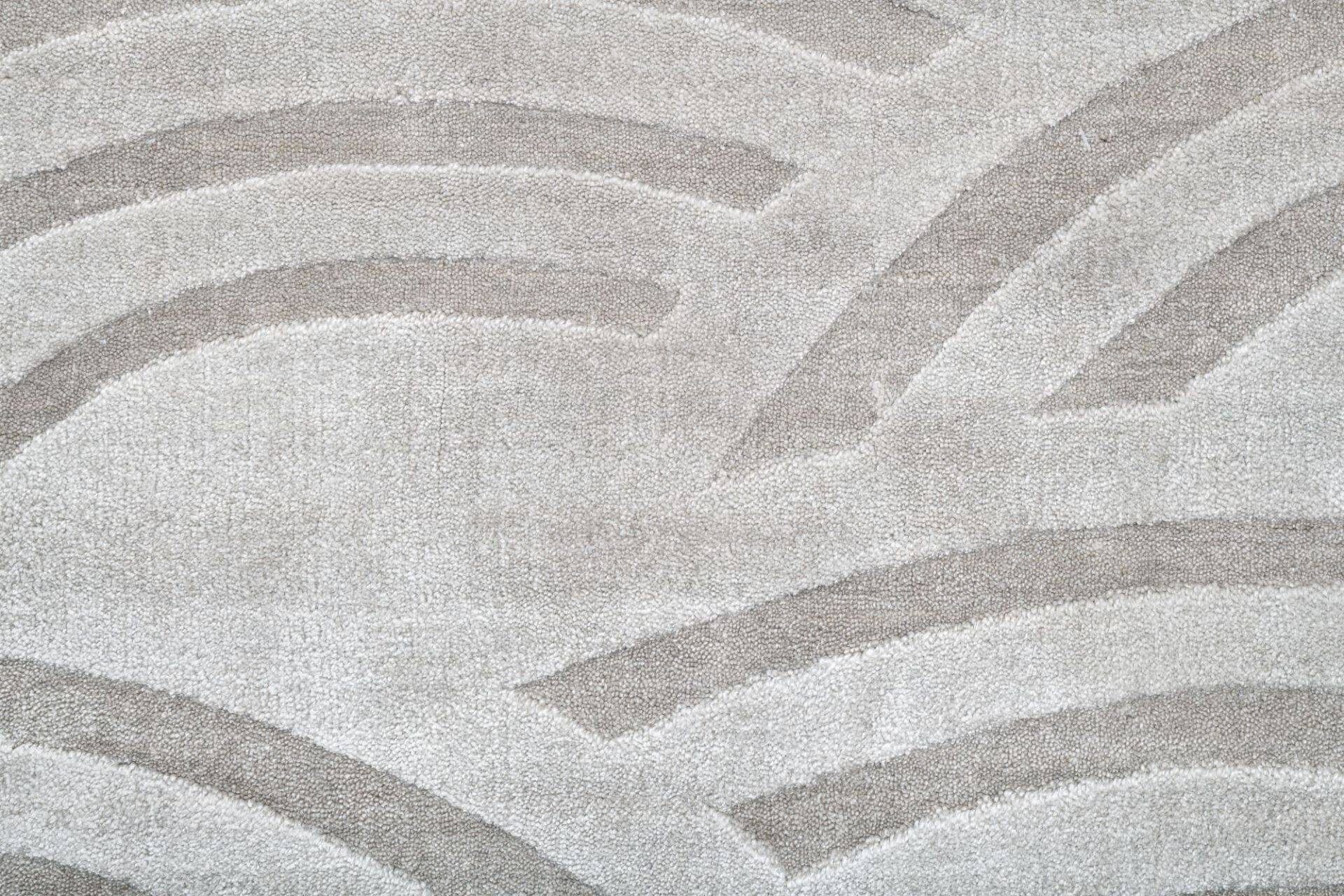 Salvia Teppich Modern Handgewebt Wunschmaß – Bild 6