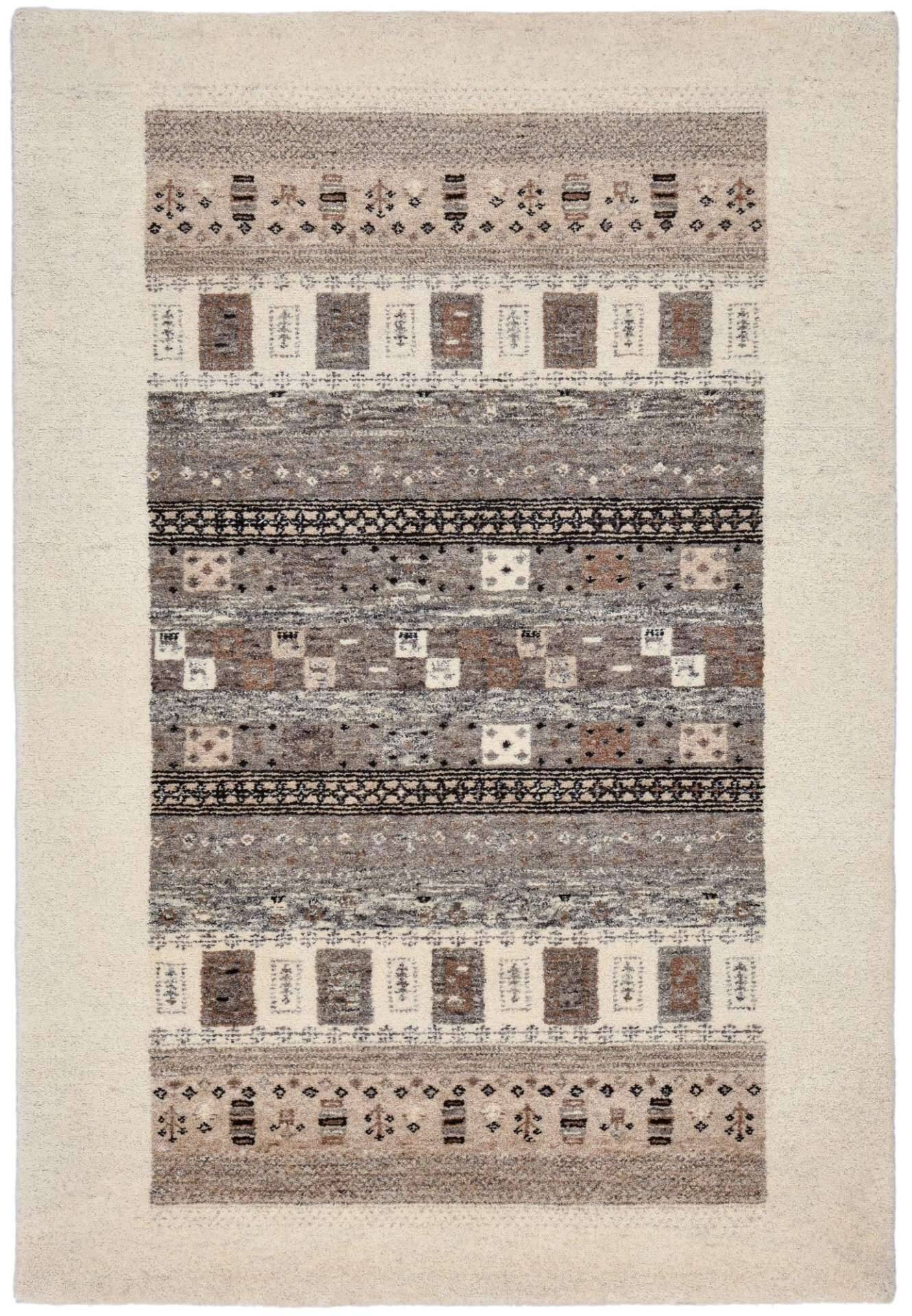 Natur Pur Teppich "Nomadic Deluxe" Design 702 in beige – Bild 6