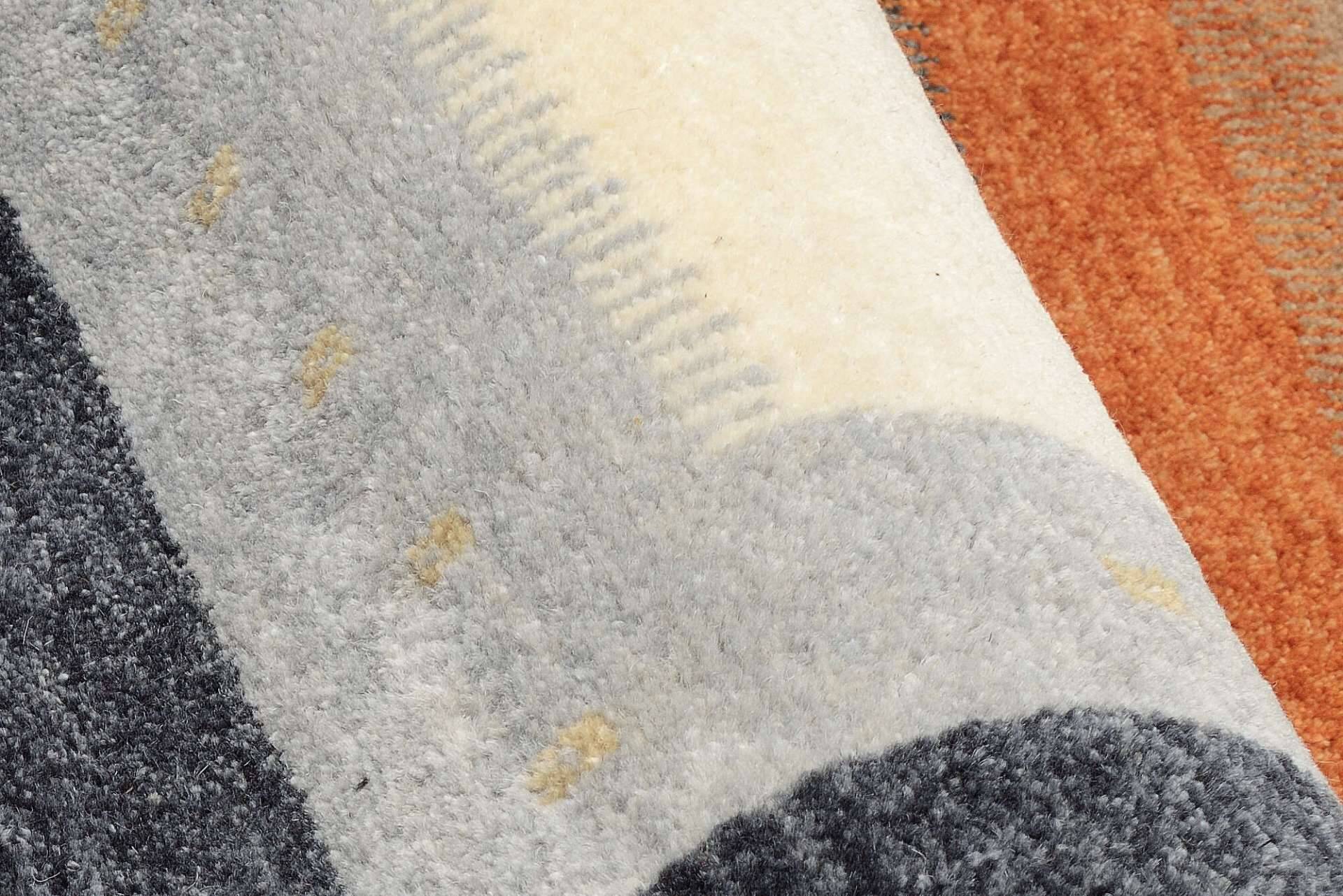Teppich Intense Sona Gabbeh Design Handgeknüpft Schurwolle – Bild 5